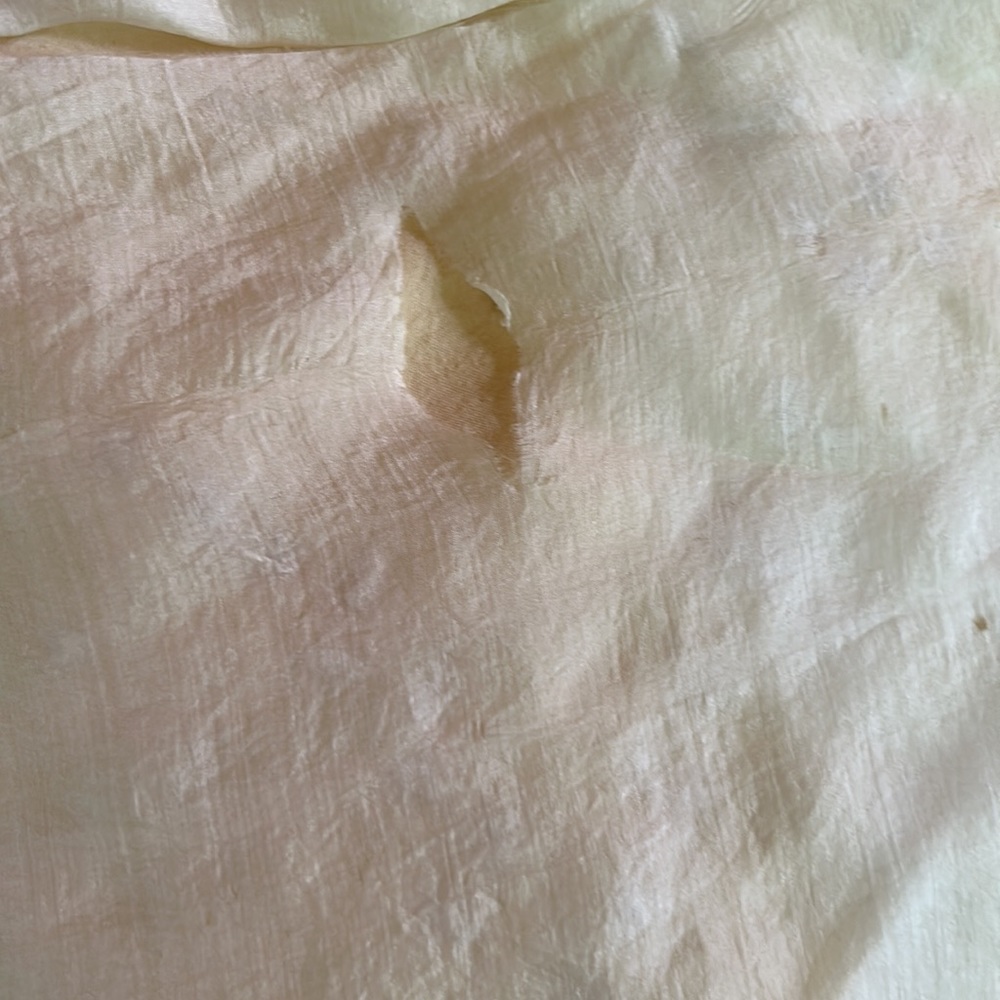 Vintage Embroidered European Sham Light Yellow Color; Beautiful in a Bedroom - Picture 8 of 10